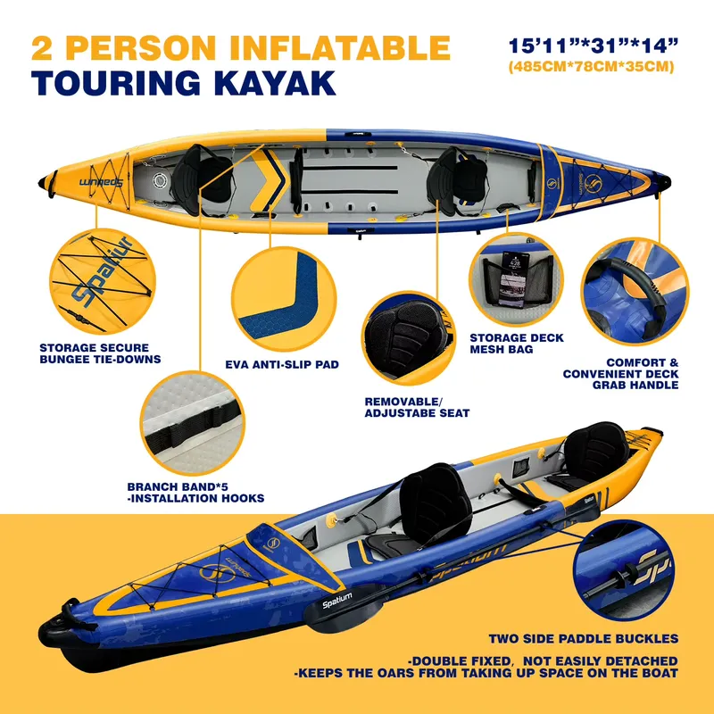 كاياك قابل للنفخ جديد لعام 202 - مراجعة Fishing Equipment Brands وسعره